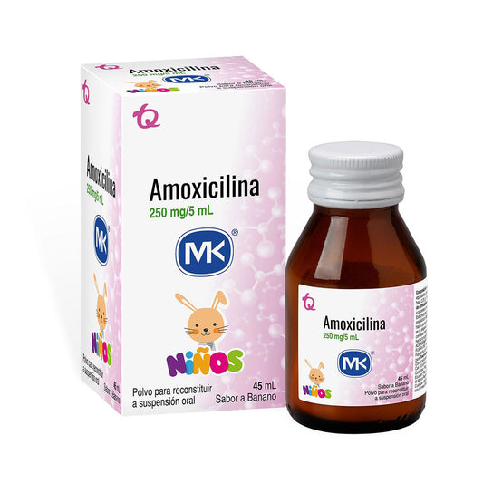 AMOXICILINA 250mg/5mg x 45MK