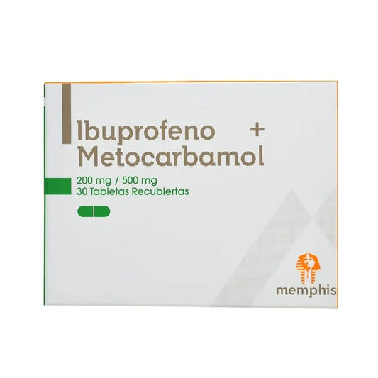IBUPROFENO + METOCARBAMOL 200MG/500MG