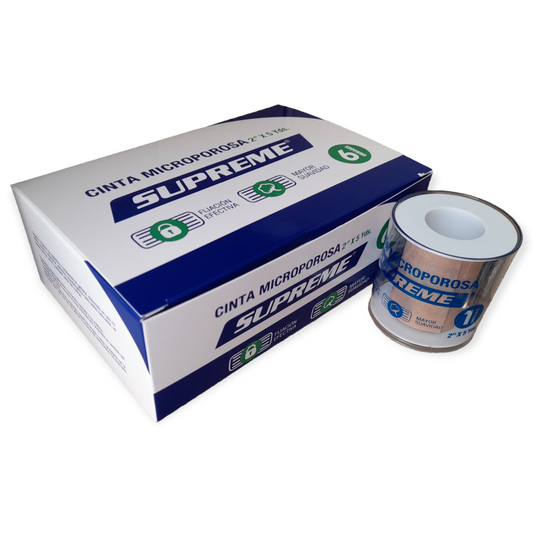 MICROPORE 2" X 5Y X 6 UNID