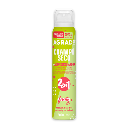 CHAMPU + ACONDICIONADOR 2EN1 SECO SPRAY FRUTAL