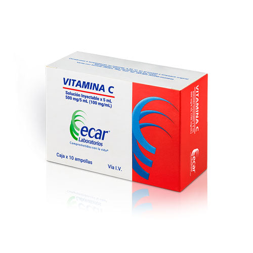 VITAMINA C INYECTABLE 5 ML ECAR