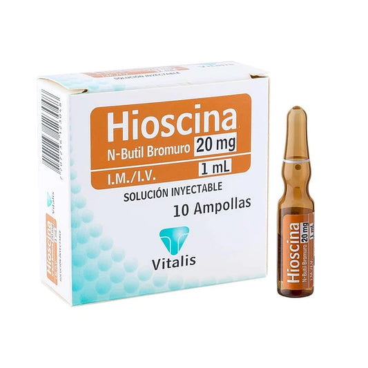 HIOSCINA 20MG/1ML X 10AMP
