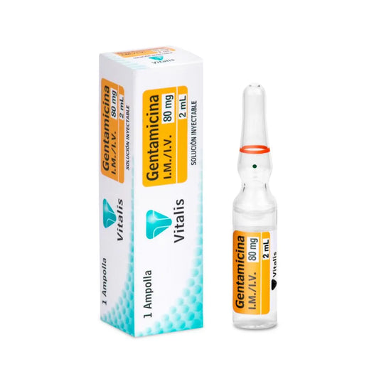 GENTAMICINA 80MG/2ML X 1 AMP