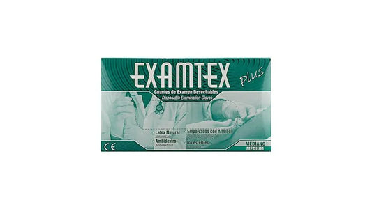 GUANTE LATEX EXAMEN (M)