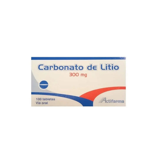 CARBONATO DE LITIO 300MG