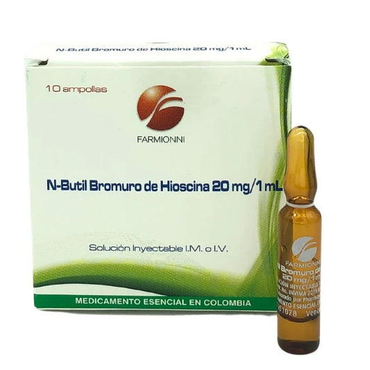 HIOSCINA 20MG/1ML X 10