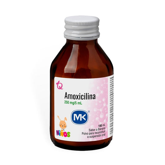 AMOXICILINA 250mg/5mg x 100 MK