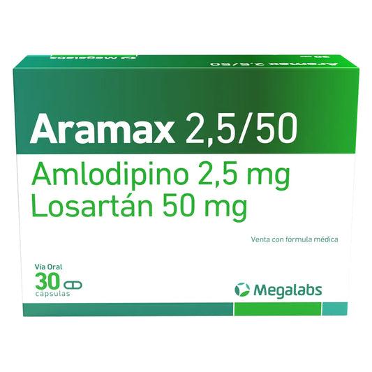 ARAMAX 2,5MG / 50MG