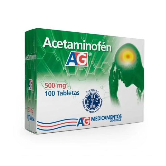 ACETAMINOFEN 500MG X 100 AG