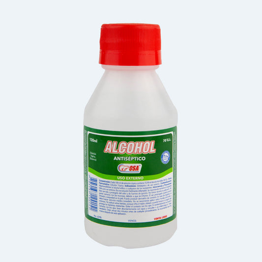 ALCOHOL ANTISEPTICO X 120 ML