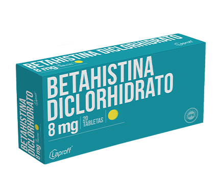 BETAHISTINA 8MG