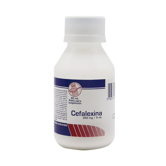 CEFALEXINA 250MG/5ML X 60