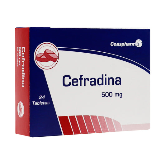CEFRADINA 500 MG X 24 TAB