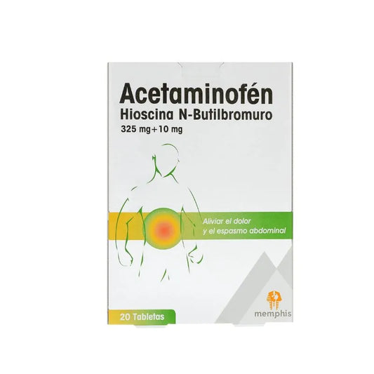 ACETAMINOFEN + HIOSCINA 325MG/10MG