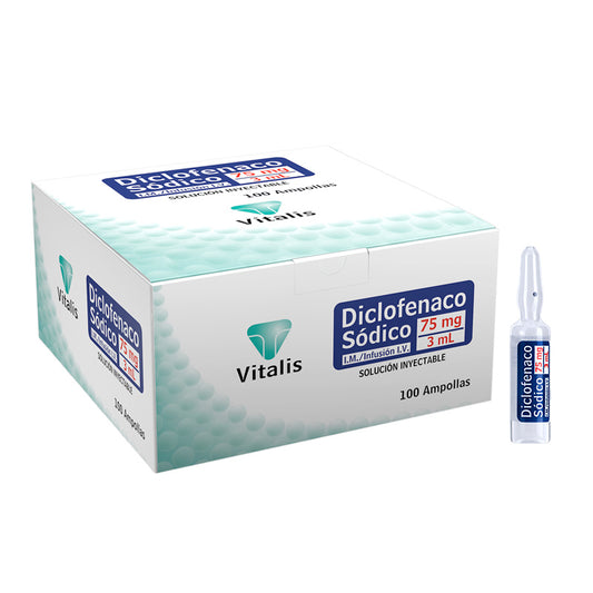 DICLOFENACO 75MG/3ML X 100 AMP
