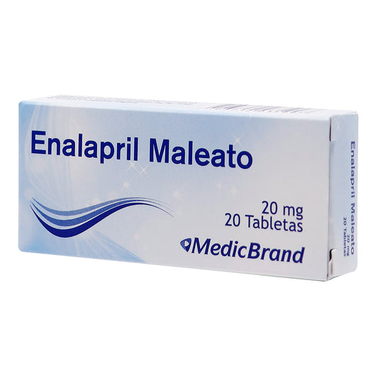 ENALAPRIL 20 MG X 20 TAB