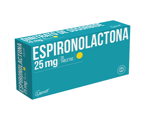 ESPIRONOLACTONA 25 MG X 20
