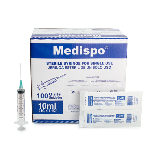 JERINGA 10ML 21G X 1.1/2" X 100 UNID