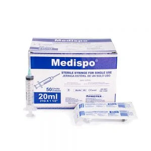 JERINGA 20ML 21G X 1.1/2" X 50 UNID