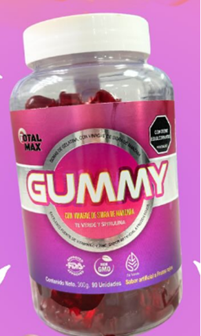 GUMMY VINAGRE MZNA+TE VERDE+SPIRUL X 90