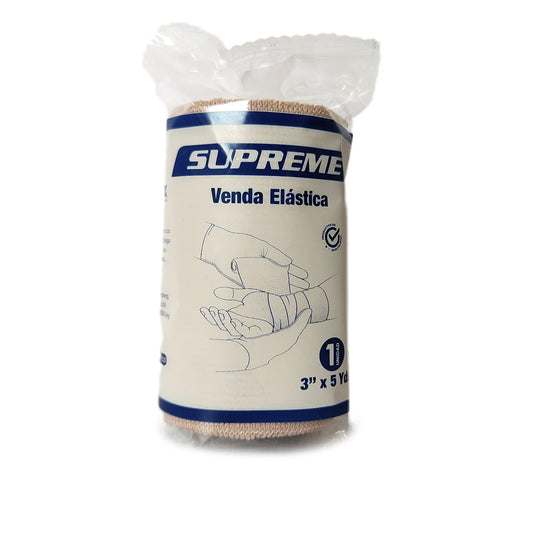 VENDA ELASTICA PIEL 3"X5Y X 12 UNID