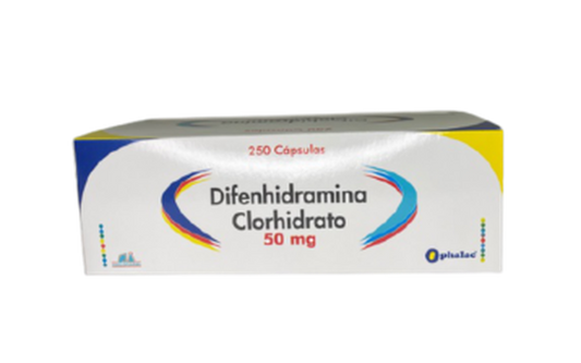 DIFENHIDRAMINA HCL 50MG x 250