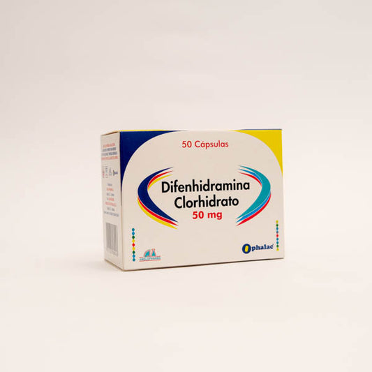 DIFENHIDRAMINA HCL 50MG x 50