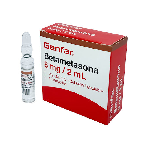 BETAMETASONA 8 MG/2ML