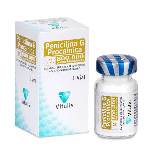 PENICILINA G PROCAINICA 800.000UI X 1AMP