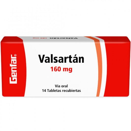 VALSARTAN 160MG X 14 TAB GF