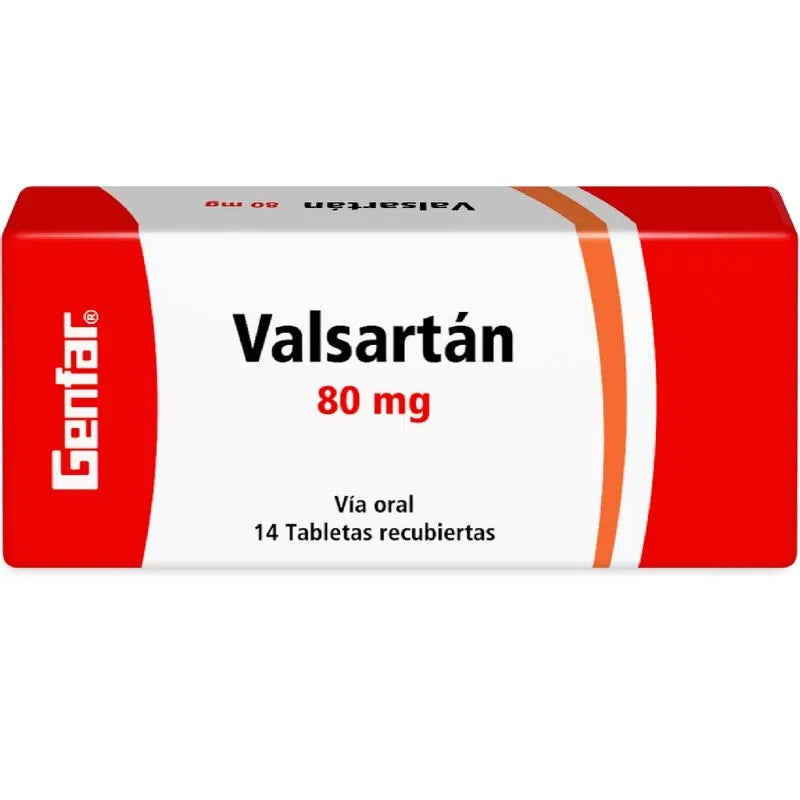 VALSARTAN 80 MG X 14 TAB GF