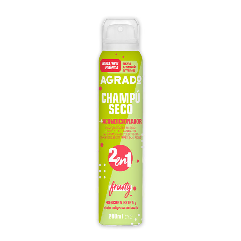 CHAMPU + ACONDICIONADOR 2EN1 SECO SPRAY FRUTAL