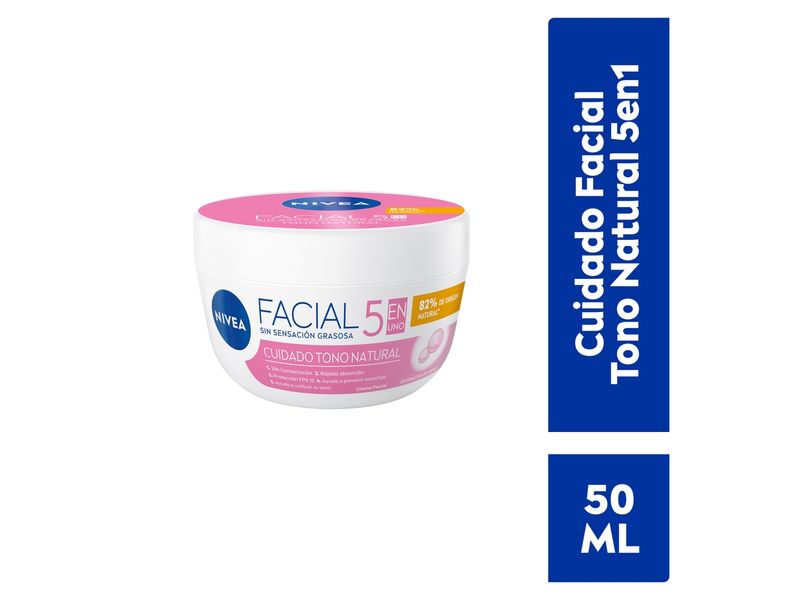 CREMA NIVEA FACIAL TONO NATURAL x 50ml