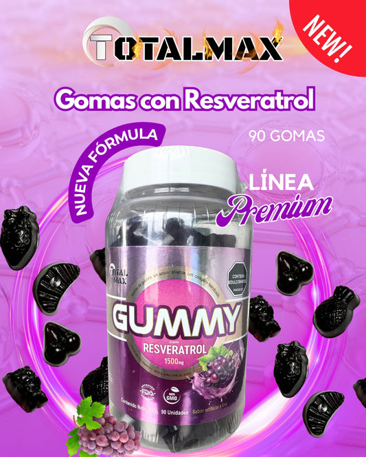 GUMMY RESVERATROL 1500 MG X 90
