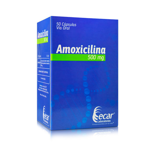 AMOXICILINA 500 MG X 50 CAP