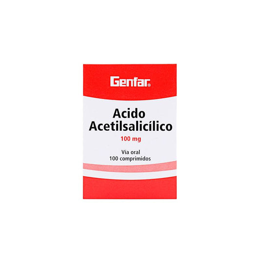 ACIDO ACETILSALICILICO 100MG x 100