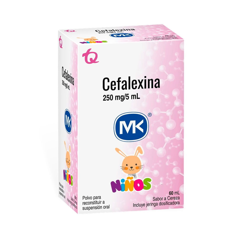 CEFALEXINA 250MG/5ML MK