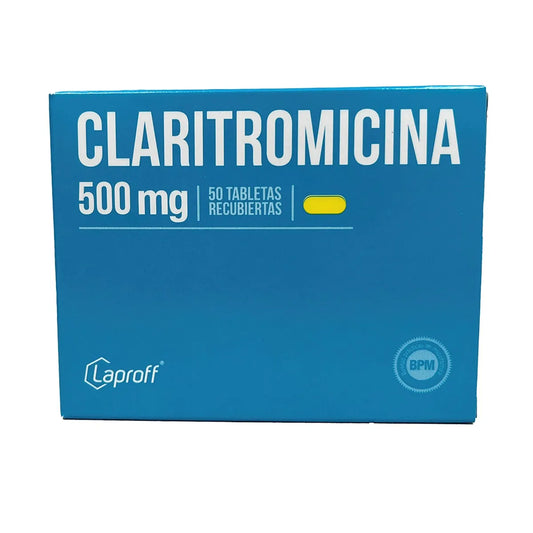 CLARITROMICINA 500MG