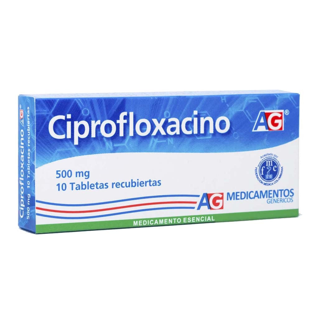 CIPROFLOXACINO 500MG AG