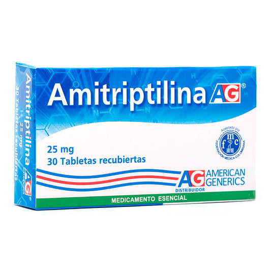 AMITRIPTILINA 25MG AG