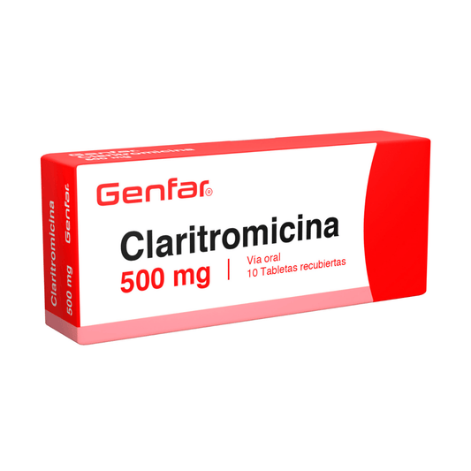 CLARITROMICINA 500MG