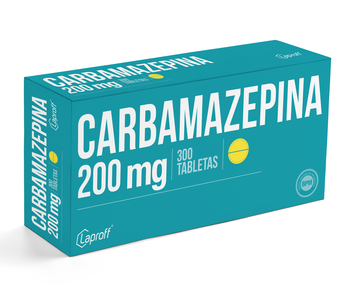 CARBAMAZEPINA 200MG X 300