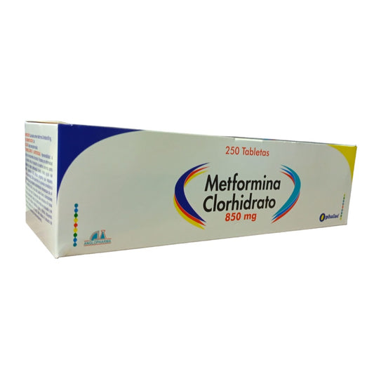 METFORMINA 850 MG X250