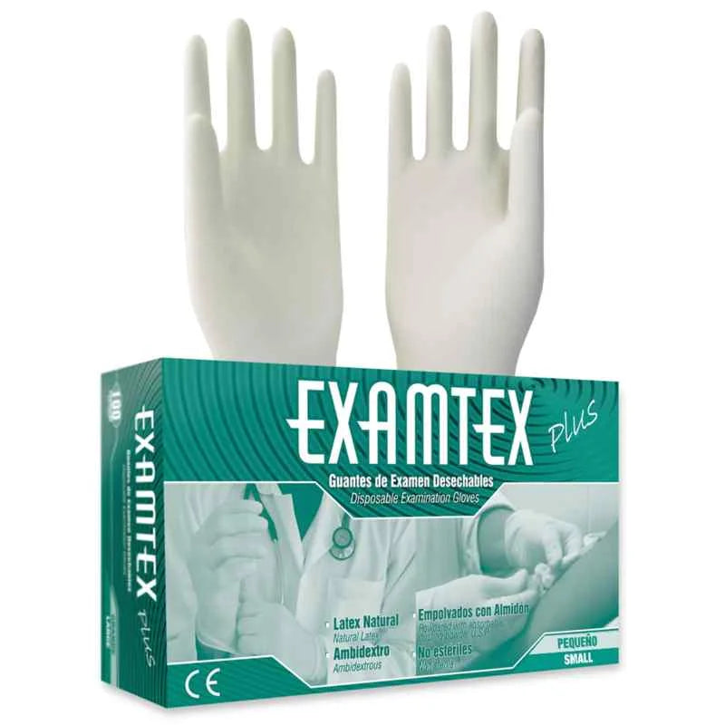 GUANTE LATEX EXAMEN (S)