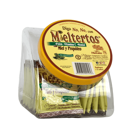 MIELTERTAS PASTILLAS BOMBONERA X 25 SBS