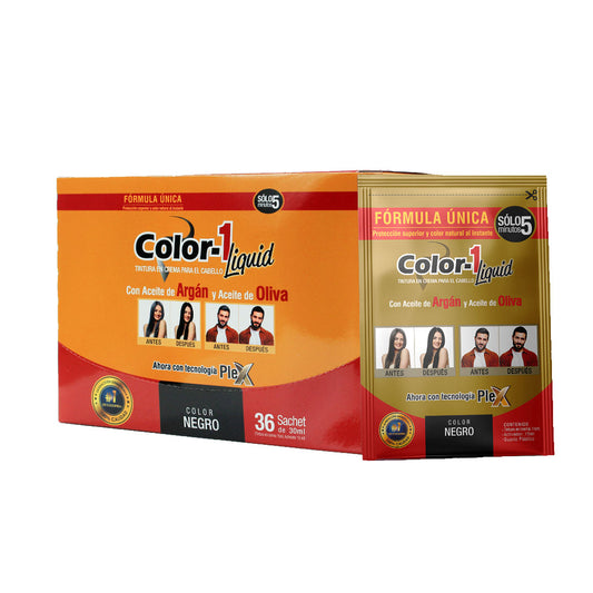 TINTURA LIQUIDA COLOR-1 NEGRO