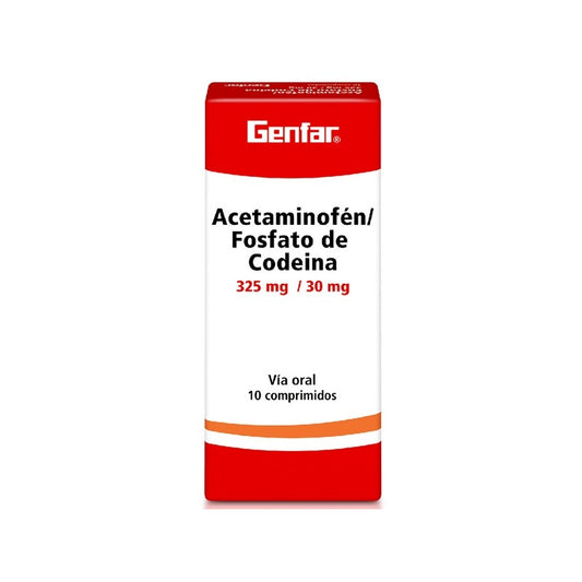 ACETAMINOFEN+CODEINA 325MG/30MG  GF
