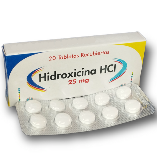 HIDROXICINA 25 MG X 20 TAB