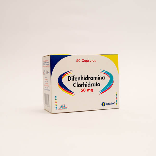 DIFENHIDRAMINA HCL 50MG x 50