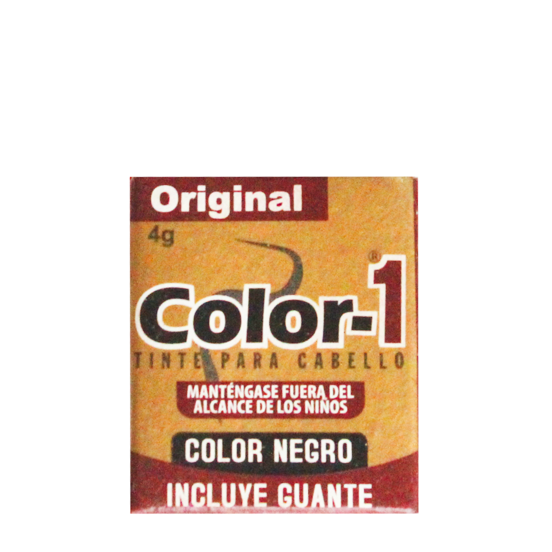 TINTURA PASTILLA COLOR-1 NEGRO
